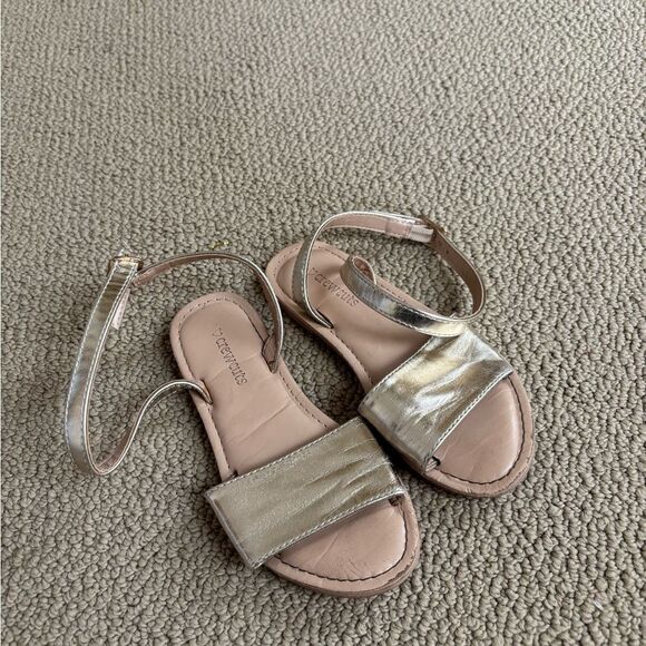 Crewcuts sandals gold girls size 13 - Picture 1 of 4